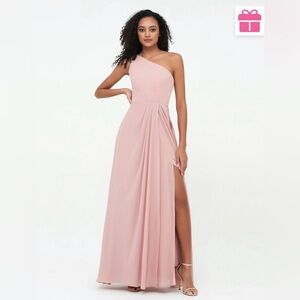 Xanthe Bridesmaid One-Shoulder Chiffon Gown
